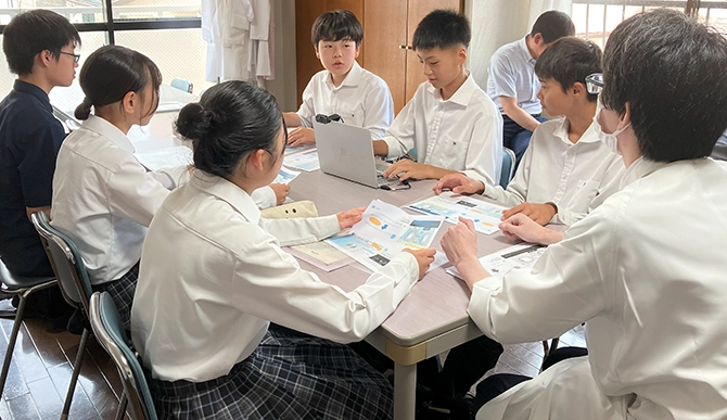 中学生の工場見学